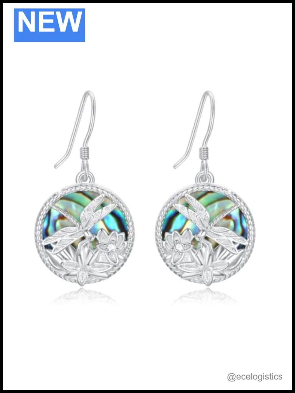 925 Sterling Silver Animal Hoop Drop Earrings